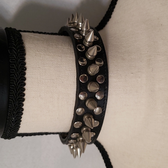 ❤3/$30 Leather, spiked dog collar